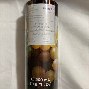NWT- Korres Santorini Grape Renewing Body Cleanser